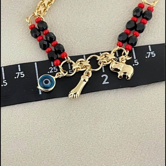 18k Gold Filled Charm Bracelet - Picture 5 of 5